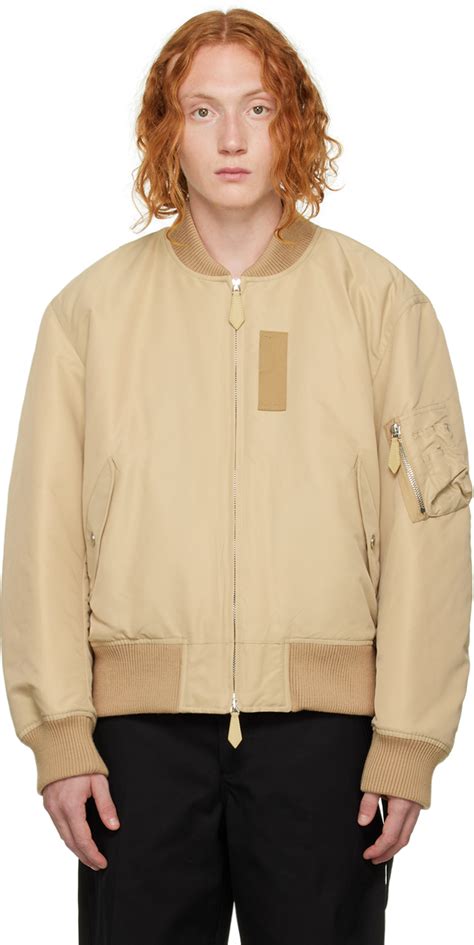 burberry beige bomber|Men's Burberry Bomber Jackets .